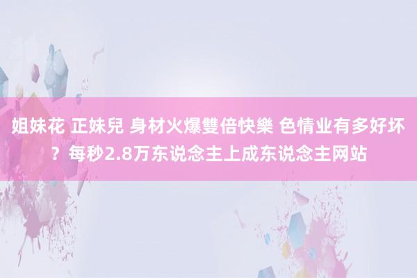 姐妹花 正妹兒 身材火爆雙倍快樂 色情业有多好坏？每秒2.8万东说念主上成东说念主网站